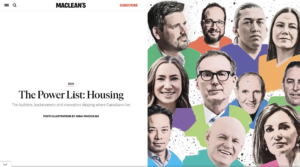 Courtney Cooper as one of the 10 Gamechangers on Maclean’s 2024 Power List: Housing